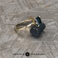 The "Nelisa" ring in 14k yellow gold with 2.36-Carat Montana Sapphire