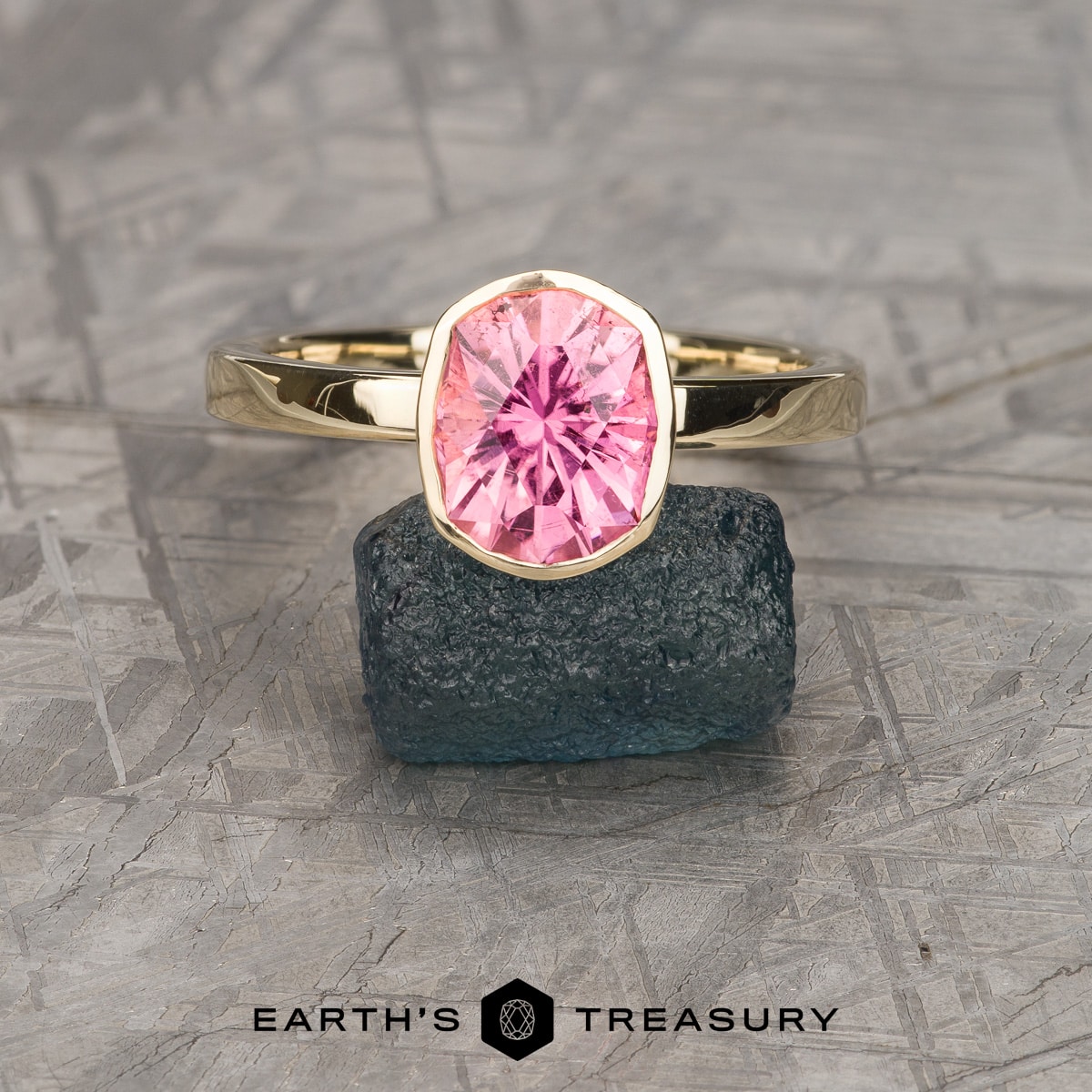 The "Emma" in 14k yellow gold with 2.02-carat California Tourmaline