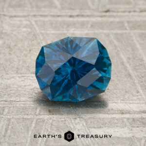 1.34-Carat Deep Peacock Blue Montana Sapphire (Heated)