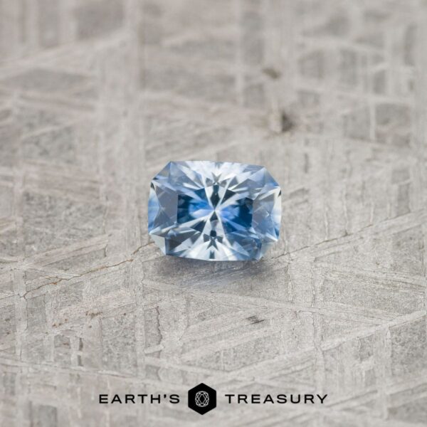 1.03-Carat Blue-Pale Blue Bicolored Montana Sapphire (Heated)