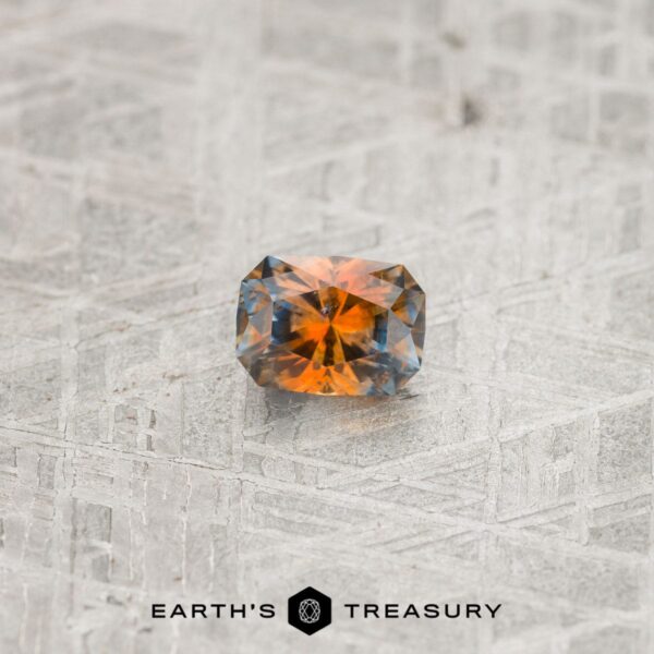 1.03-Carat Orange-Violet Bicolored Montana Sapphire (Heated)