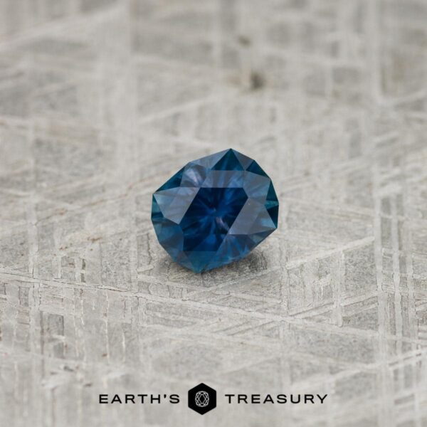 1.64-Carat Deep Blue Montana Sapphire (Heated)