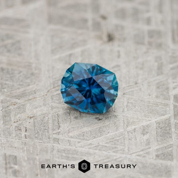 1.16-Carat Deep Blue Montana Sapphire (Heated)