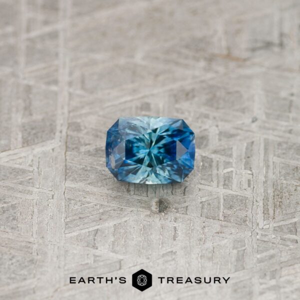 1.11-Carat Blue-Aqua Bicolored Montana Sapphire (Heated)