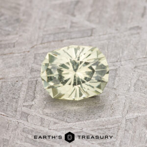 0.66-Carat Light Yellow Montana Sapphire
