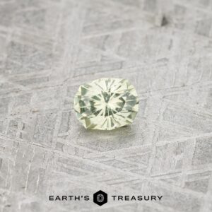 0.66-Carat Light Yellow Montana Sapphire