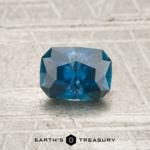 0.81-Carat Deep Blue Montana Sapphire (Heated)