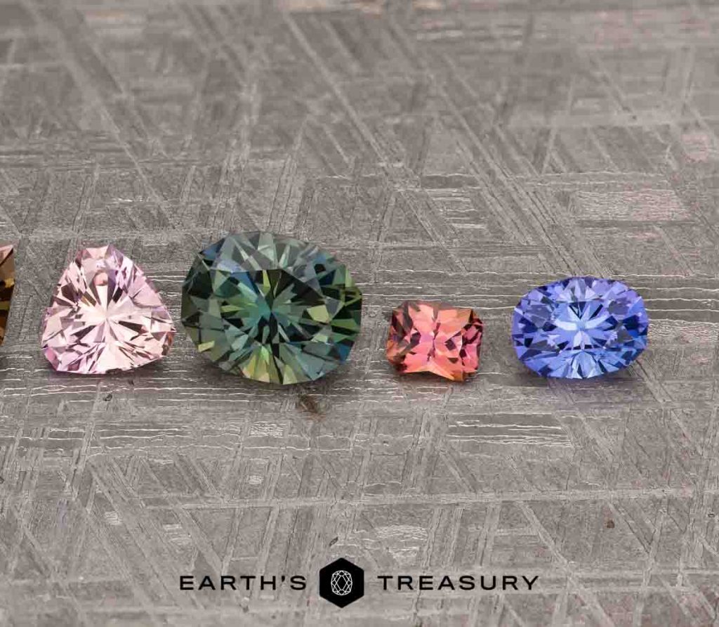 Fancy natural zoisite from Tanzania, sometimes called Fancy Tanzanite