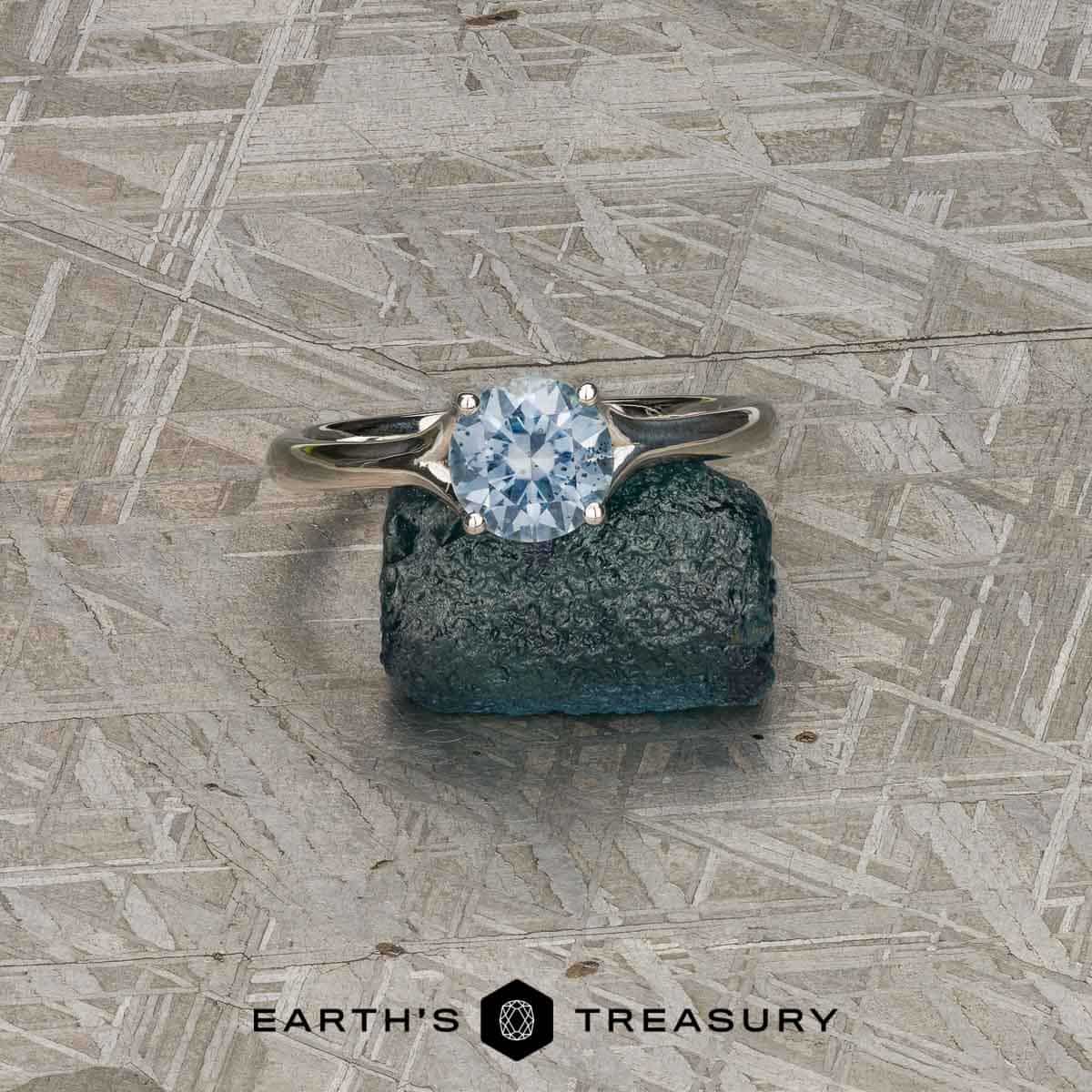 The "Daphne" Ring in Platinum with 0.98-Carat Montana Sapphire