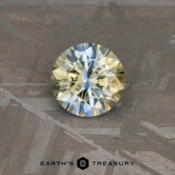 1.80-Carat Yellow-Aqua Particolored Montana Sapphire