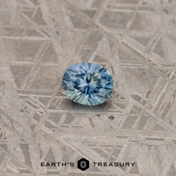 1.27-Carat Teal Blue Montana Sapphire