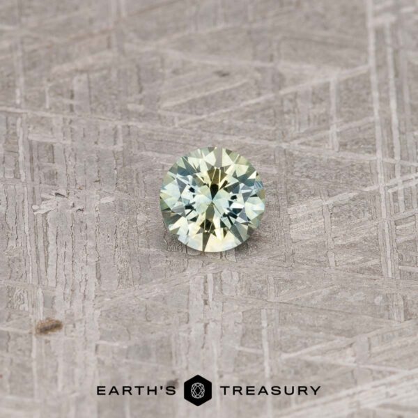 0.98-Carat Mint Green-Yellow Particolored Montana Sapphire (Heated)