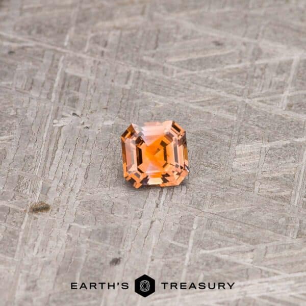 0.67-Carat Orange-Pink Particolored Montana Sapphire (Heated)