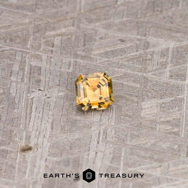 0.55-Carat Gold-Green Particolored Montana Sapphire (Heated)