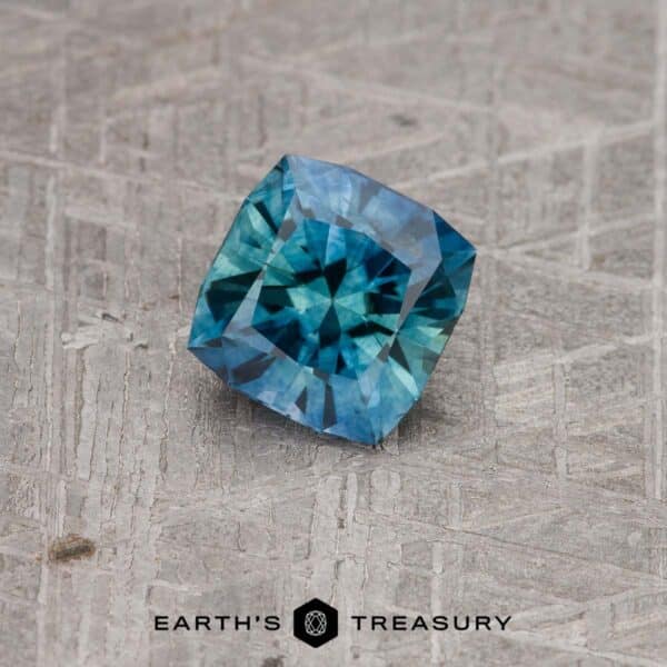 3.22-Carat Blue-Teal Green Montana Sapphire (Heated)