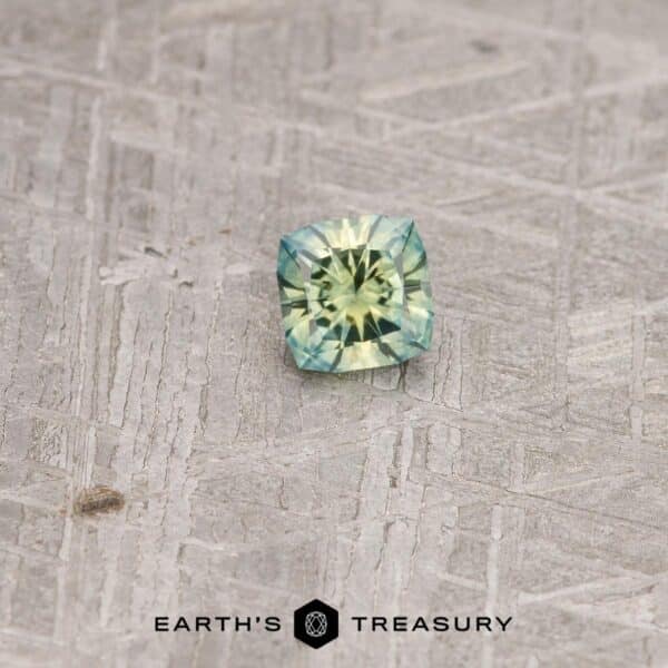 0.61-Carat Green-Yellow Particolored Montana Sapphire (Heated)