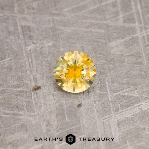 1.66-Carat Gold-Yellow Particolored Montana Sapphire (Heated)
