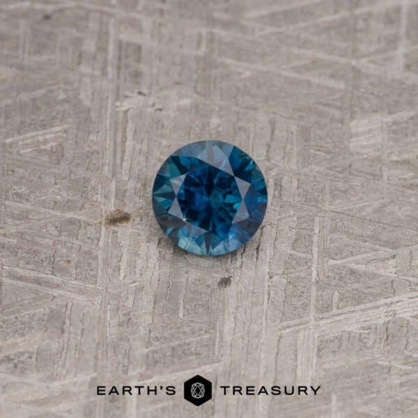 1.55-Carat Dark Blue-Green Montana Sapphire (Heated)