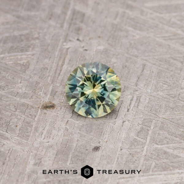 1.03-Carat Blue-Green-Yellow Particolored Montana Sapphire (Heat