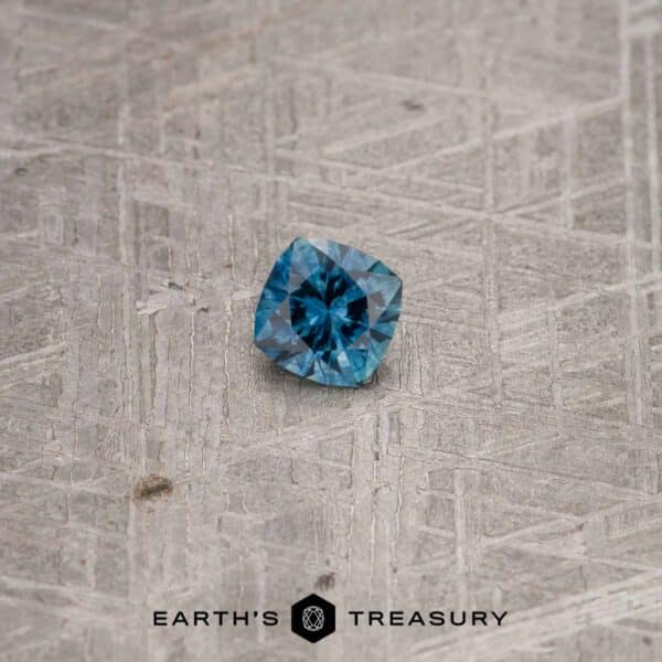 0.88-Carat Rich Teal Blue Montana Sapphire (Heated)