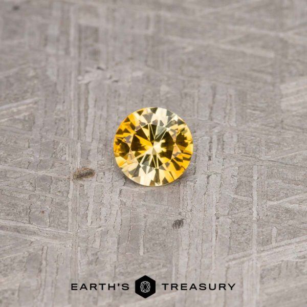 0.70-Carat Gold-Yellow Bicolored Montana Sapphire (Heated)