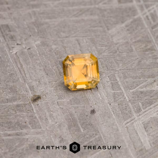 0.65-Carat Golden Yellow Montana Sapphire