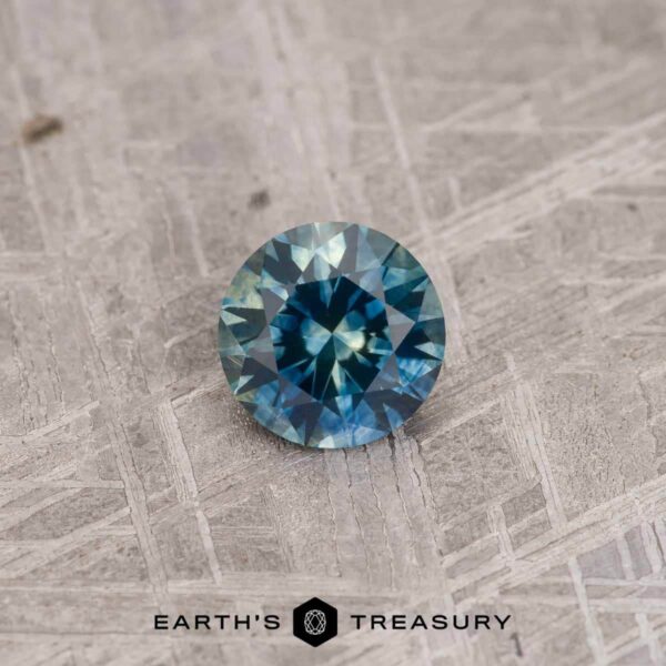 2.10-Carat Blue-Green Particolored Montana Sapphire (Heated)