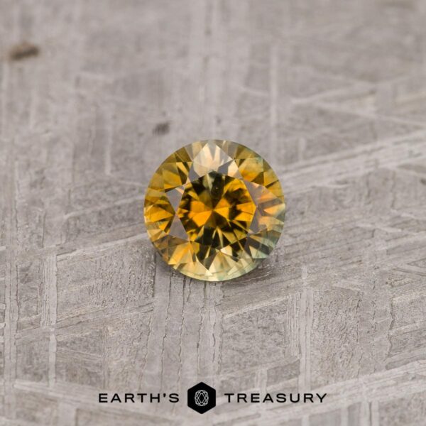 1.44-Carat Gold-Green Particolored Montana Sapphire (Heated)