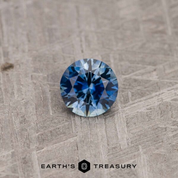 1.31-Carat Light Blue-Rich Blue Bicolored Montana Sapphire (Heat