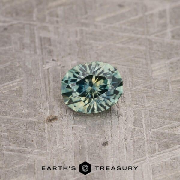 2.03-Carat Green-Yellow Particolored Montana Sapphire (Heated)