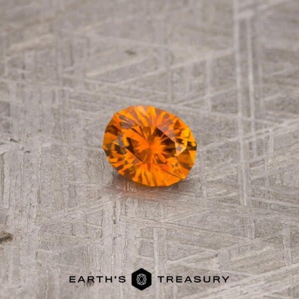 1.54-Carat Intense Orange Montana Sapphire (Heated)