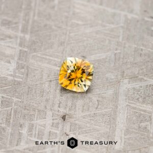 0.74-Carat Orange-Yellow Bicolored Montana Sapphire (Heated)
