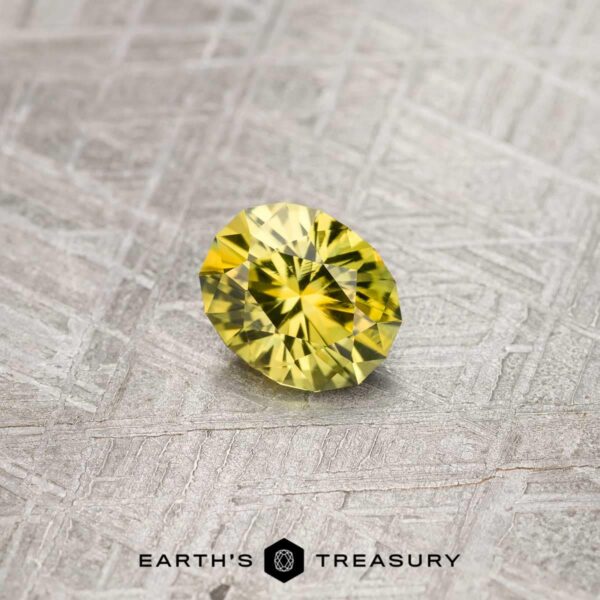 1.57-Carat Yellow-Green Particolored Sapphire (Heated)