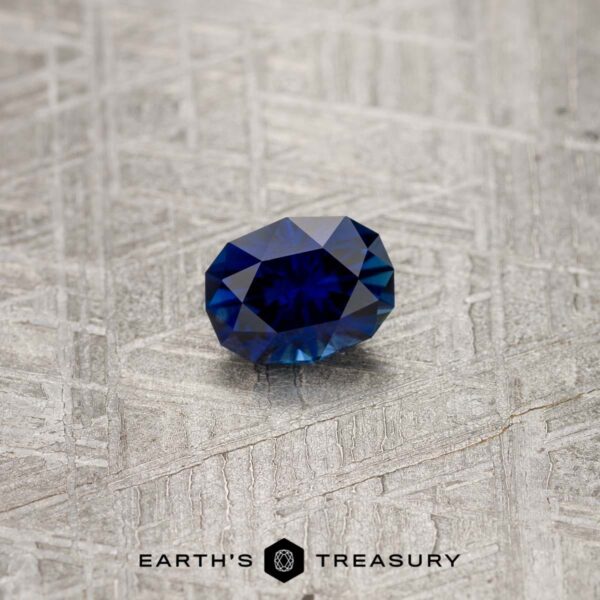 1.27-Carat Dark Royal Blue Sapphire (Heated)