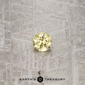 0.54-Carat Lemon Yellow Montana Sapphire