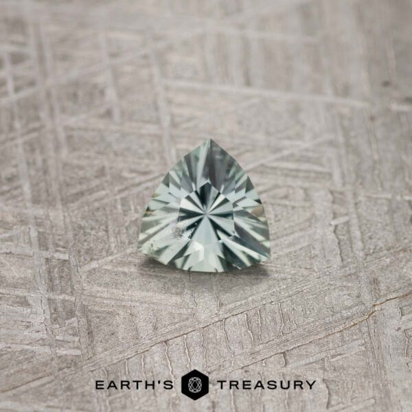1.03-Carat Mint Green Montana Sapphire Trillion