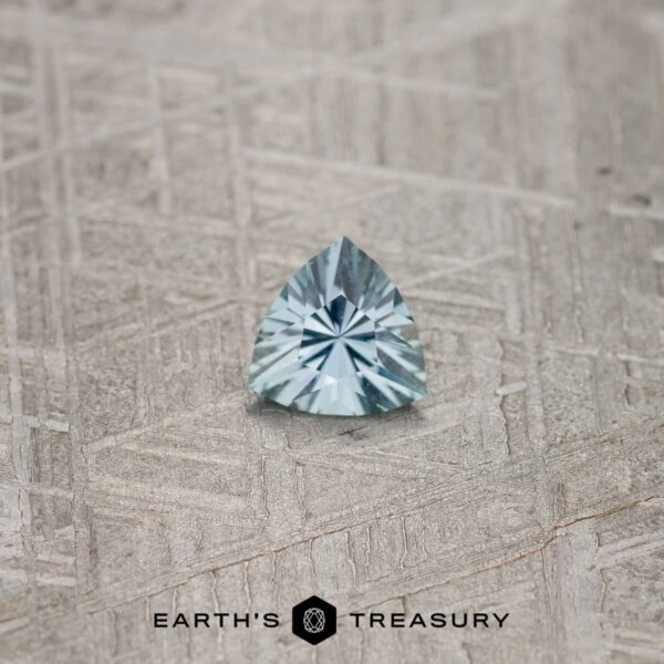 0.61-Carat Blue-Green Montana Sapphire Trillion