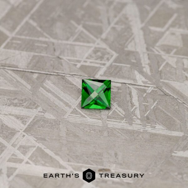 0.62-Carat Deep Green Tsavorite Garnet