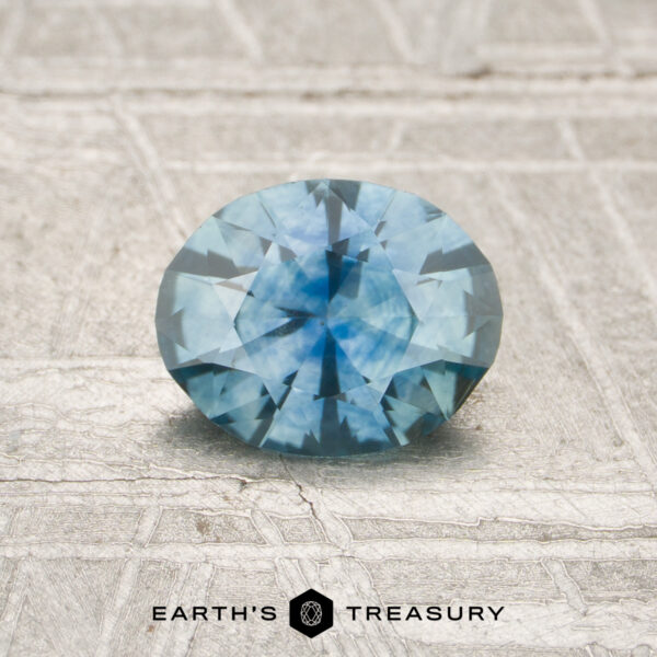 0.75-Carat Medium Blue Montana Sapphire (Heated) 0.75-Carat Medium Blue Montana Sapphire (Heated)
