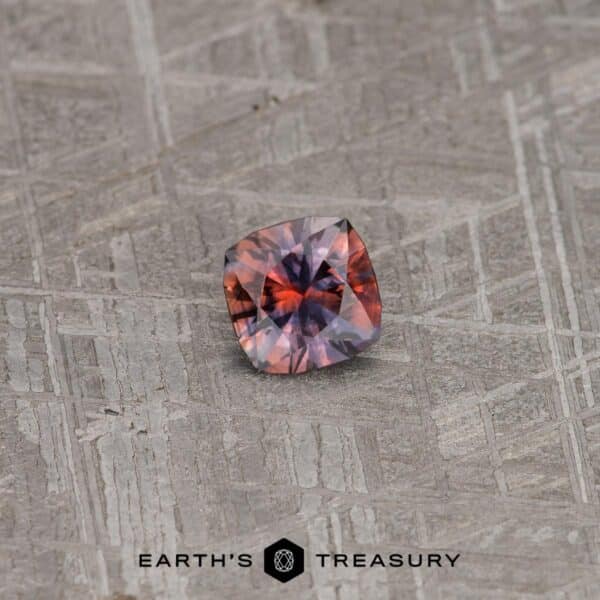 1.13-Carat Orange-Purple Particolored Montana Sapphire (Heated)