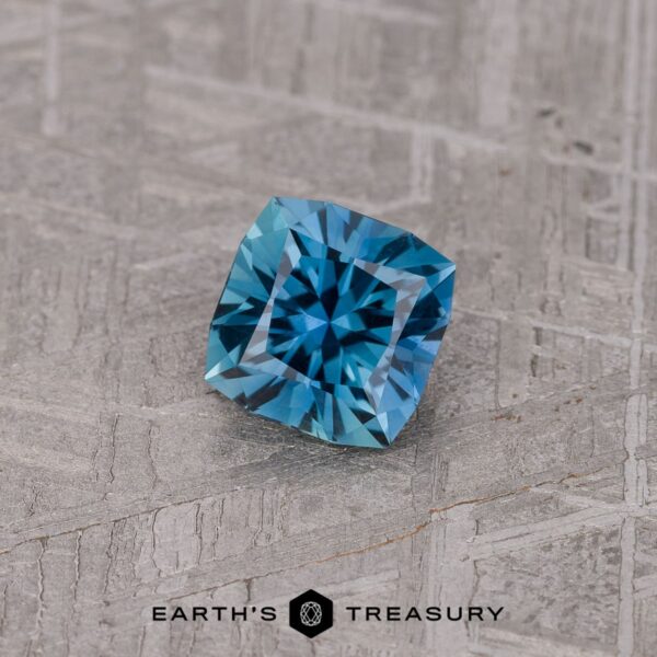 1.57-Carat Rich Teal Blue Montana Sapphire