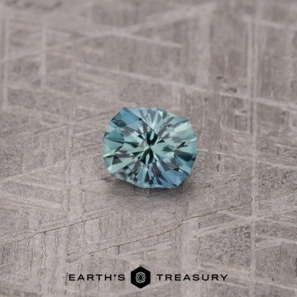 1.60-Carat Teal-Green Bicolored Montana Sapphire