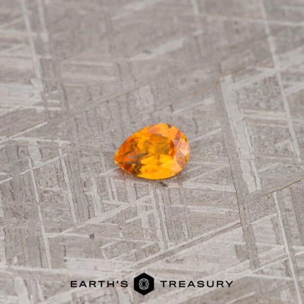 0.80-Carat Intense Orange Montana Sapphire (Heated)