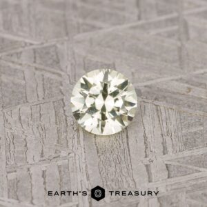 0.62-Carat Light Yellow Montana Sapphire