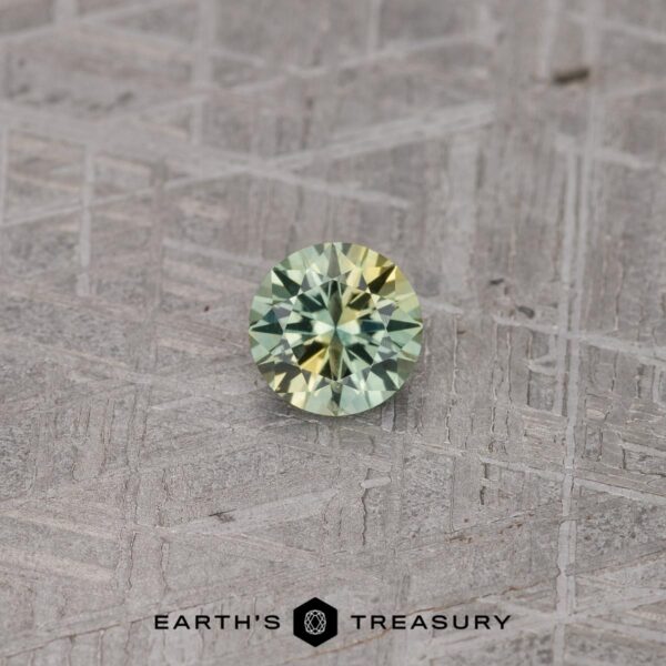 0.92-Carat Mint Green-Yellow Particolored Montana Sapphire (Heat