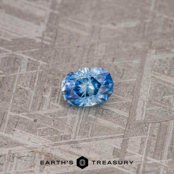 1.75-Carat Blue-Aqua Particolored Montana Sapphire (Heated)