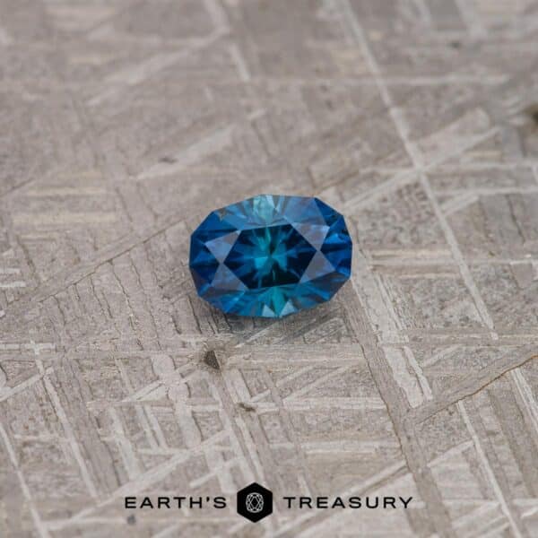 1.68-Carat Rich Blue-Teal Bicolored Motnana Sapphire (Heated)