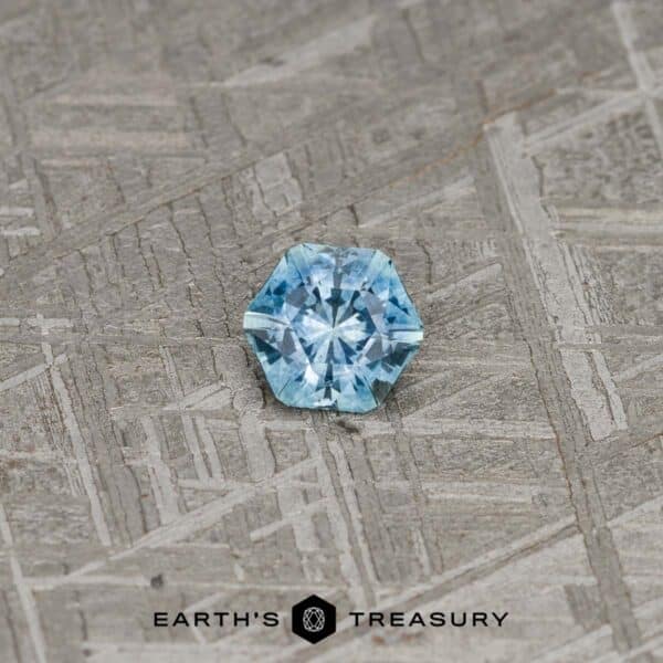 0.66-Carat Aqua Blue Montana Sapphire (Heated)