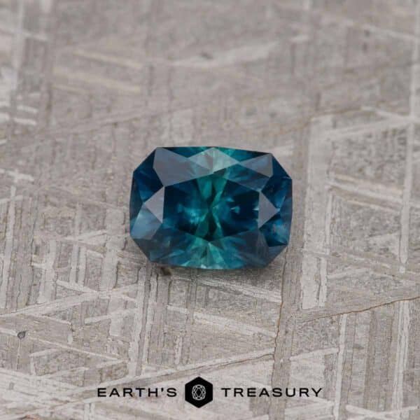 2.56-Carat Deep Blue-Green Montana Sapphire (Heated)