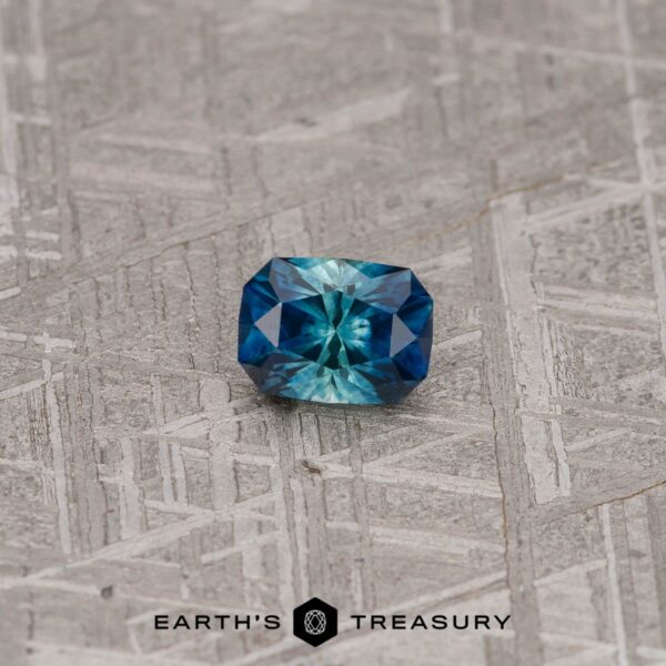 1.13-Carat Teal-Blue Bicolored Montana Sapphire (Heated)